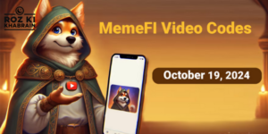 MemeFi, daily combos, video codes, October 19, rewards