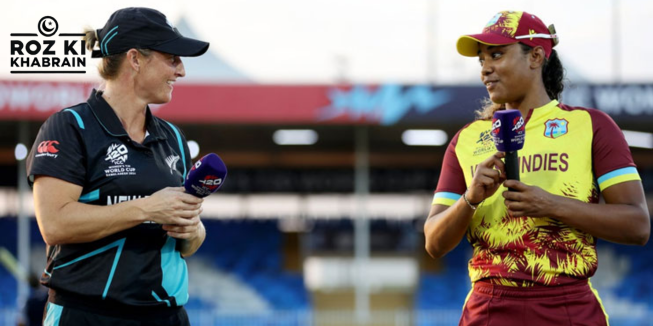 New Zealand defeats West Indies by 8 runs in Women's T20 World Cup