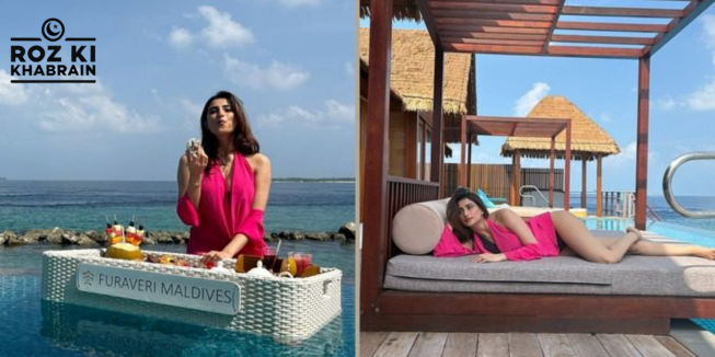 Palak Tiwari, bikini photos, Maldives vacation, glamorous look, Bollywood debut