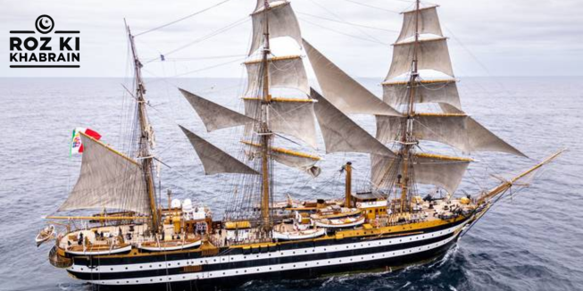 Amerigo Vespucci, Italian Navy, goodwill visit, Karachi port, cultural exchange