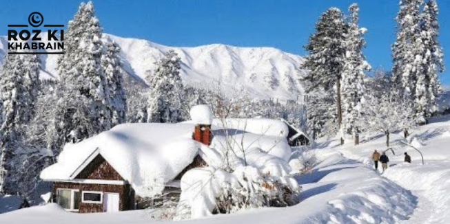 Azad Kashmir, snowfall, rain, cold wave, temperatures