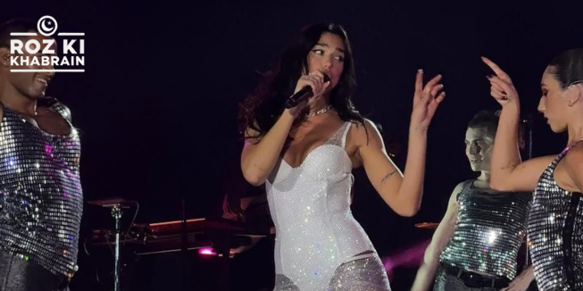 Dua Lipa amazes Indian fans with a mashup of 'Levitating' and 'Woh Ladki Jo'