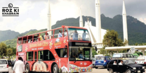 Islamabad, double-decker buses, tourism, landmarks, transportation