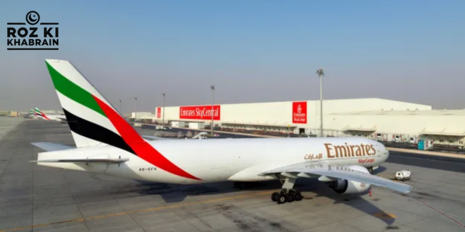 Emirates Airline, Karachi airport, cargo hub, sustainability initiatives, clean energy