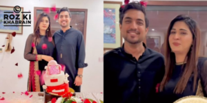 Iqrar ul Hassan, Qurat-ul-Ain Iqrar, wedding anniversary, vacation, Instagram reel