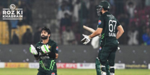 Agha Rizwan partnership, record ODI chase, Pakistan vs South Africa, tri-nation series final, Mohammad Rizwan century