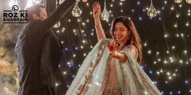 Mahira Khan, Salim Karim, dance, wedding, Bollywood song