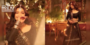 Mahira Khan, black lehenga, mehndi ceremony, dance video, Zara Shahjahan