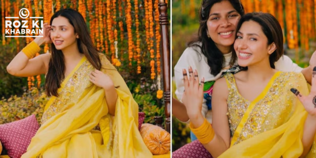 Mahira Khan, yellow saree, beach photos, fashion statement, timeless elegance