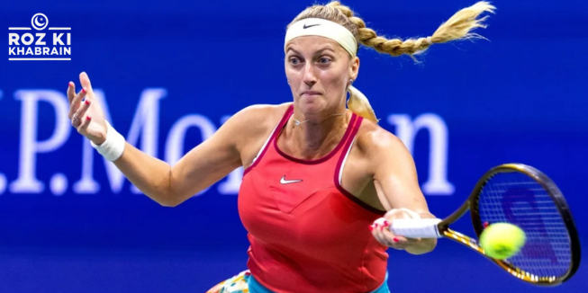 Former Wimbledon champion Kvitova makes tennis comeback after giving birth.