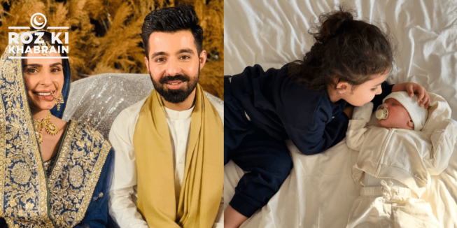 Sadia Ghaffar, newborn son, Zidane Hayat Khan, Hassan Hayat Khan, Instagram