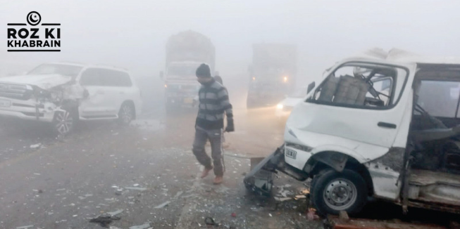 Death toll rises to five in Hafizabad fog-induced accident